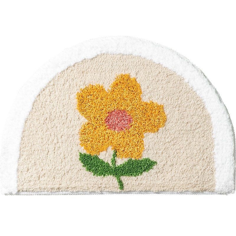 Floral Patterned Bath Mats