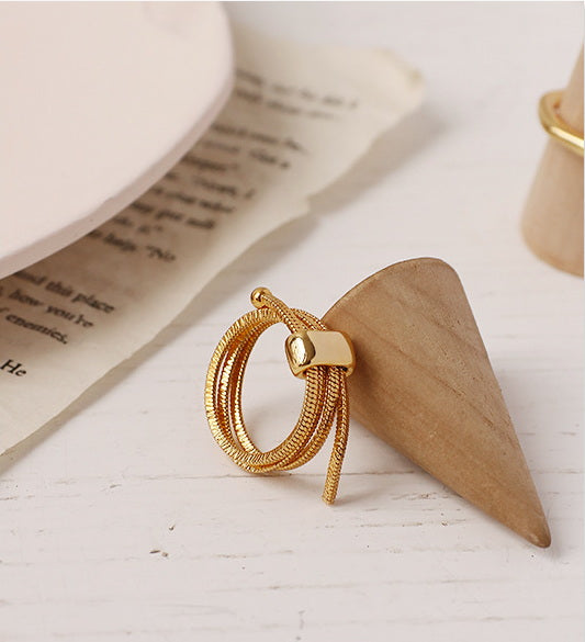 Rope Twist Gold Ring