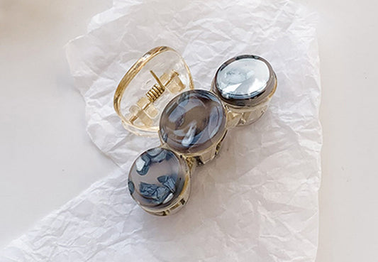 Multicolor Speckle Circle Hair Claw