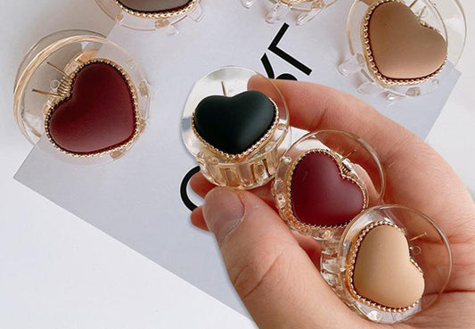 Gold Outline Transparent Hair Clip