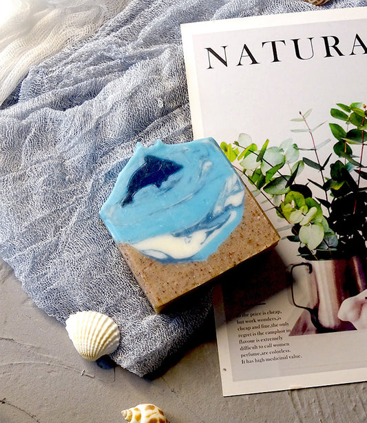 Ocean & Dolphin Cold Process Handmade Soap