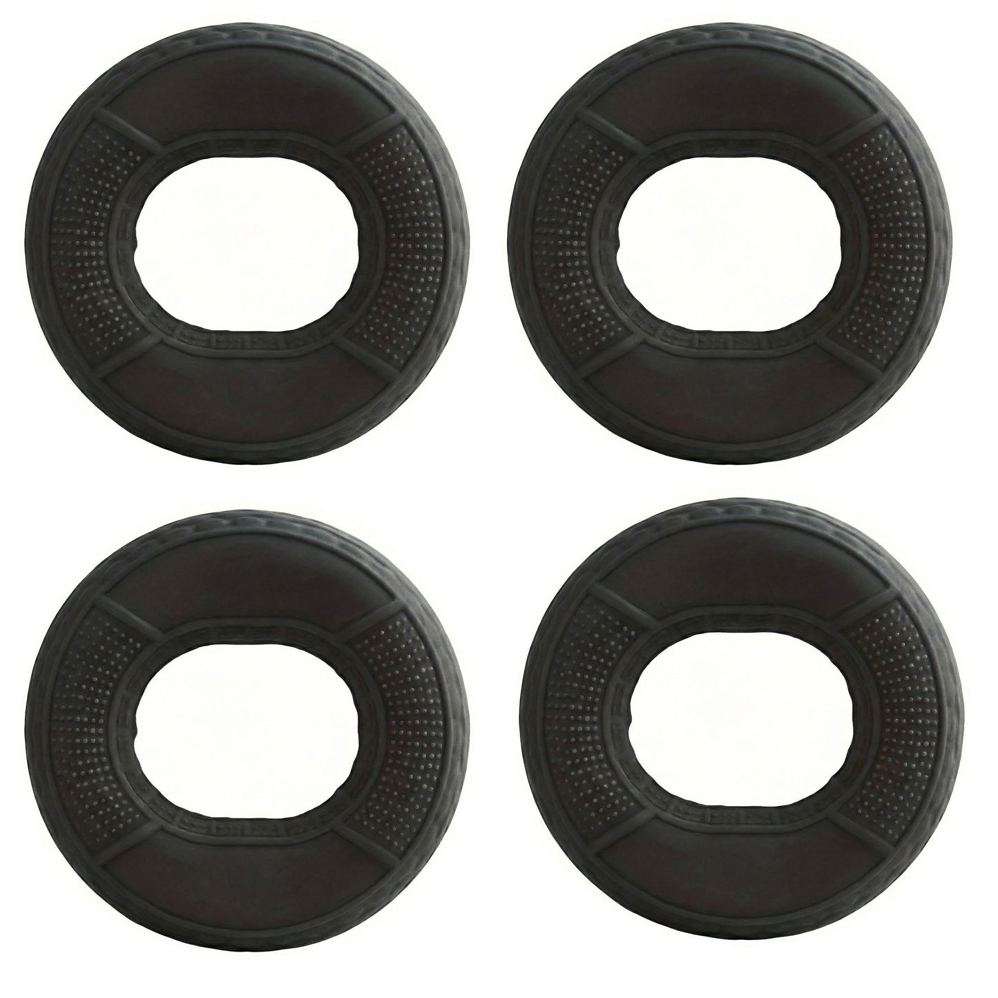 4-PC Hand Grip Strengthener Ring Set with Multiple Resistance Levels