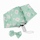 Floral Print Automatic Open Umbrella with Compact Foldable Design