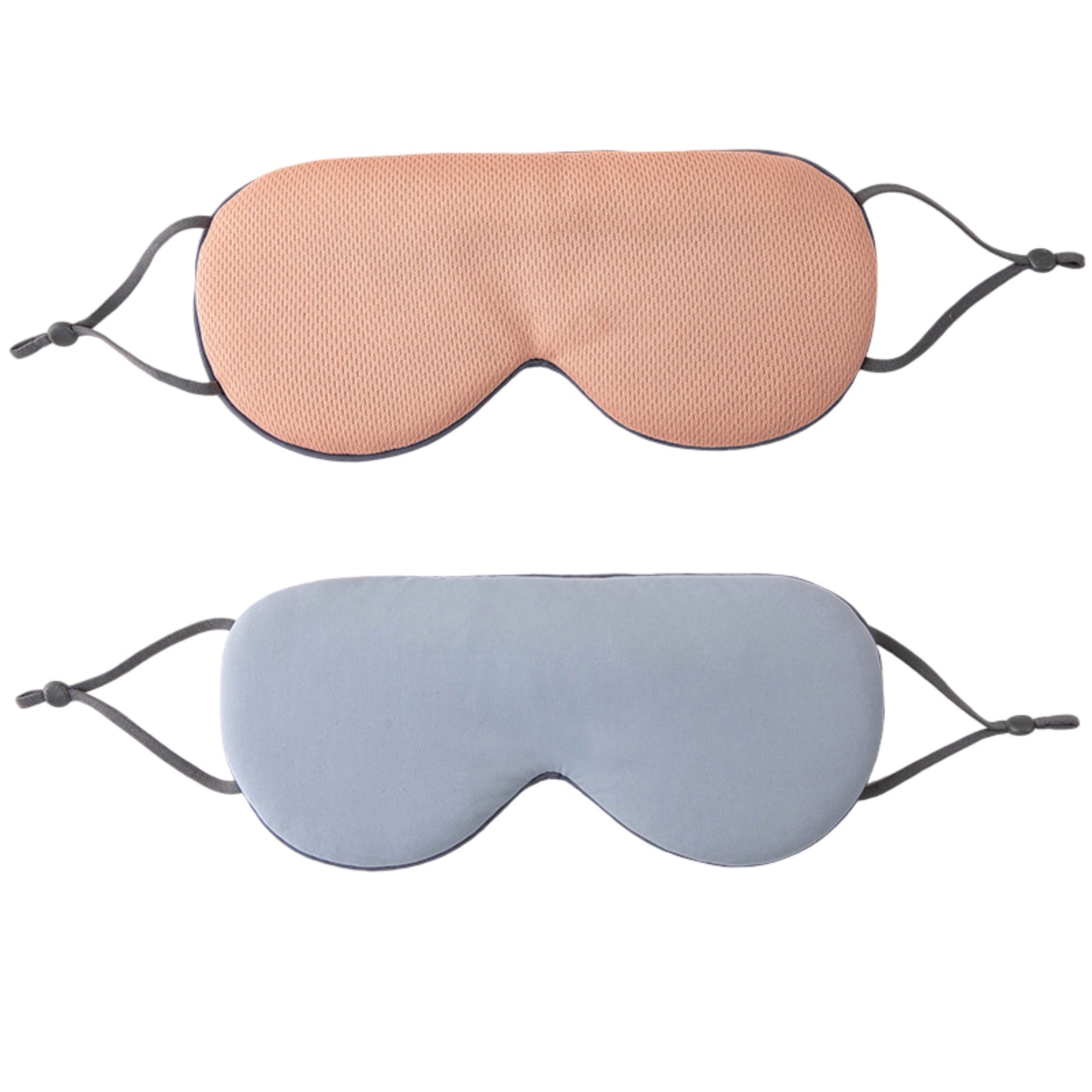 Dual-Sided Cooling and Warm Sleep Eye Mask with Adjustable Strap and Light Blocking Design
