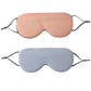 Dual-Sided Cooling and Warm Sleep Eye Mask with Adjustable Strap and Light Blocking Design