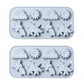 2-Piece Rainbow and Unicorn Silicone Baking Mold Set Nonstick Flexible Candy Dessert Mold