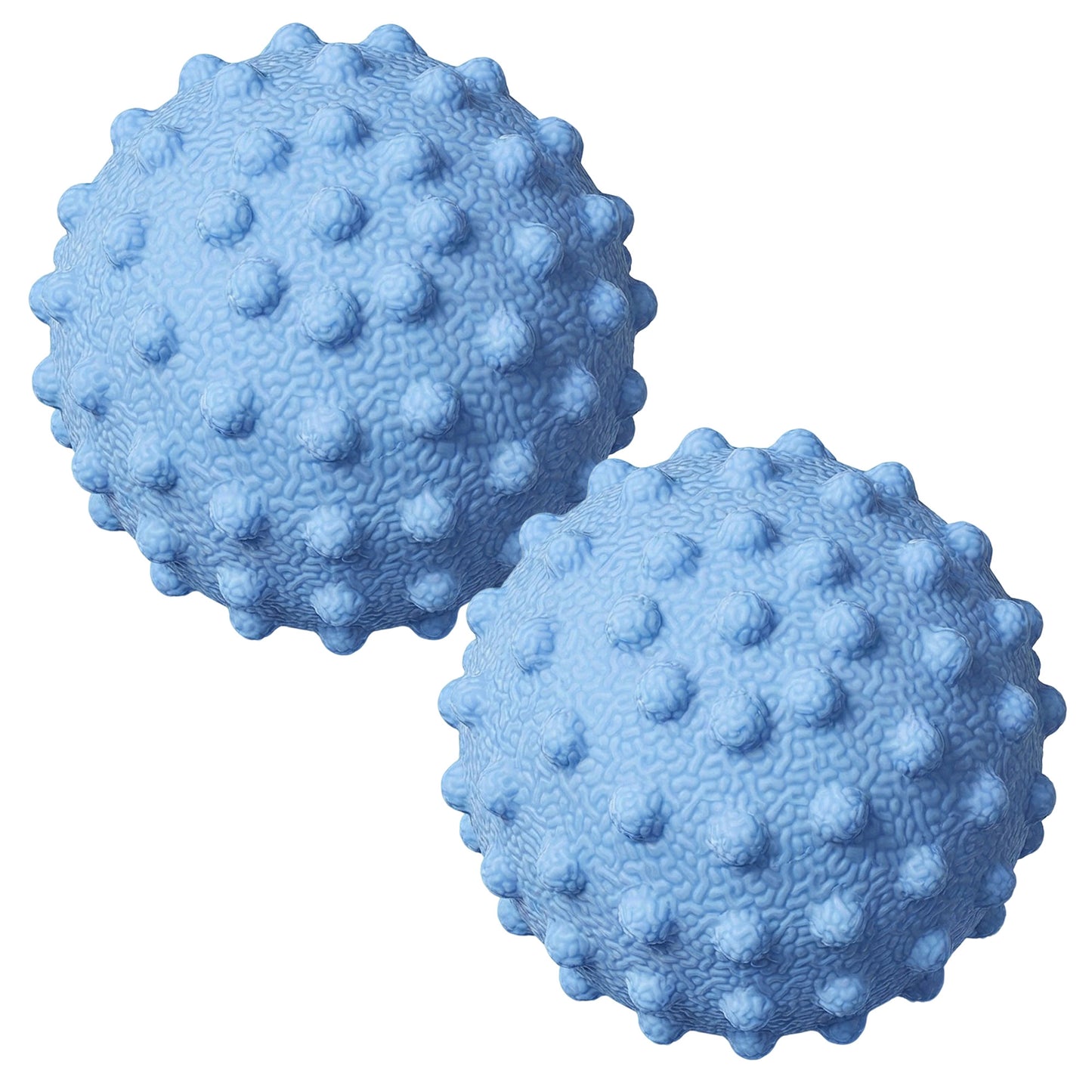 2-PC Textured Massage Ball for Deep Tissue Muscle Relief and Trigger Point Therapy