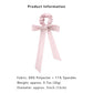 Elastic Hair Ties with Long Bows, Hair Scrunchies with Knotted Bow Ribbon for Women Girls
