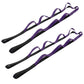 2-PC Multi-Loop Stretch Strap Adjustable Yoga Flexibility Band