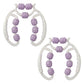 2-PC Handheld Muscle Roller Massager for Deep Tissue Relief