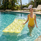 Inflatable Pool Float Lounger Water Raft Mat for Swimming Pool Beach and Lake