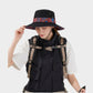 Wide Brim Outdoor Sun Hat Adjustable Chin Strap Breathable Lightweight Hiking Fishing Hat