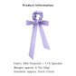 Elastic Hair Ties with Long Bows, Hair Scrunchies with Knotted Bow Ribbon for Women Girls