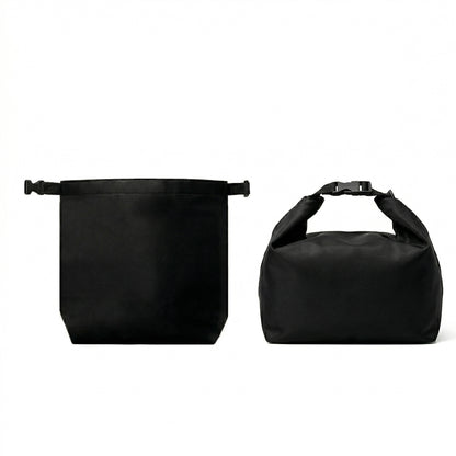 Water Resistant Roll Top Tote Bag Large Capacity Lightweight Top Handle Travel Organizer