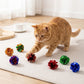 Crinkle Cat Toy Balls 12 Pack Interactive Foil Cat Toys Lightweight Indoor Cat Play Balls