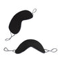 Dual-Sided Cooling and Warm Sleep Eye Mask with Adjustable Strap Lightweight Light Blocking Design