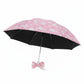 Floral Print Automatic Open Umbrella with Compact Foldable Design