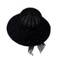 Wide Brim Straw Sun Hat Lace Bow Breathable Summer Beach Vacation Hat