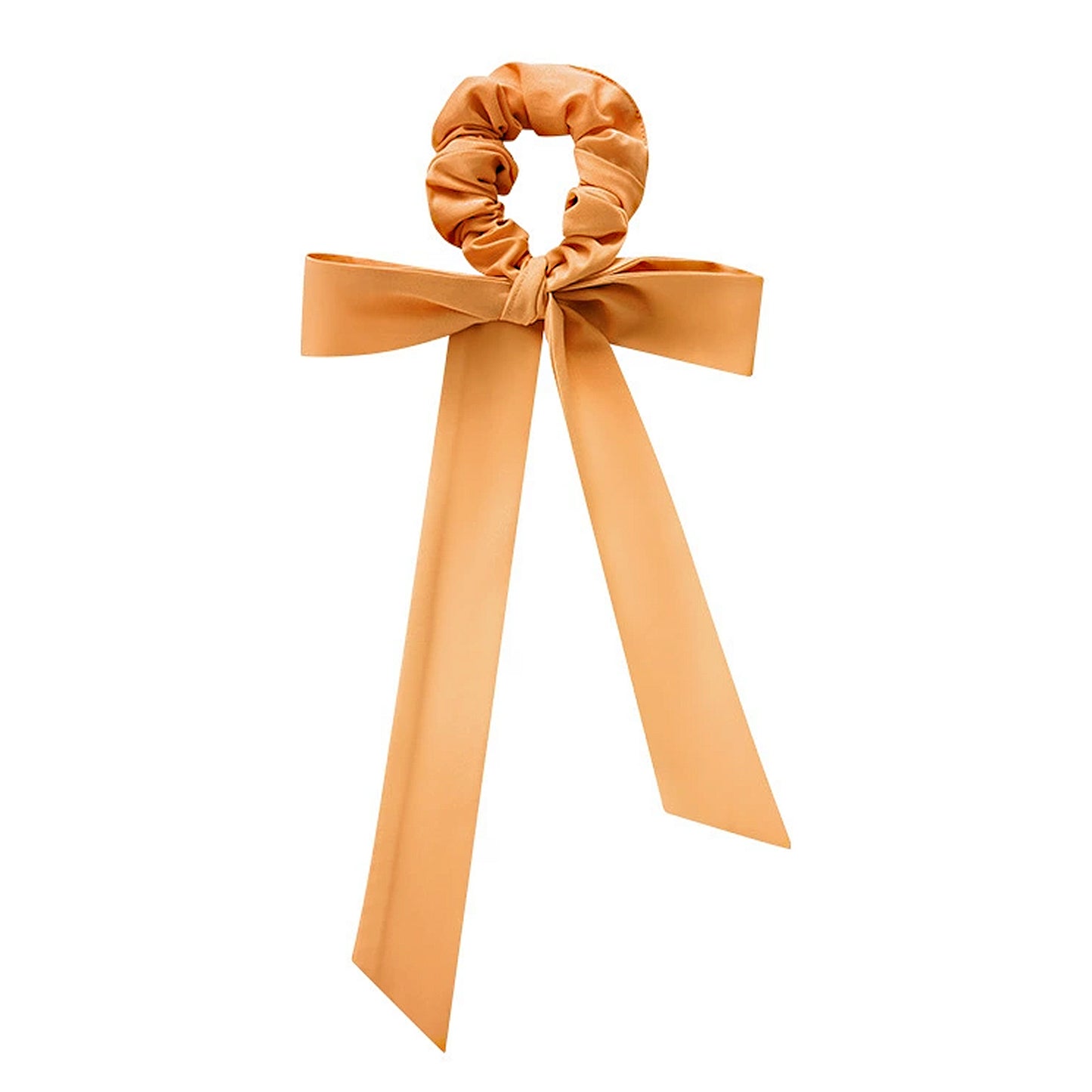 Elastic Hair Ties with Long Bows, Hair Scrunchies with Knotted Bow Ribbon for Women Girls