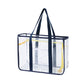 Transparent Mesh Beach Tote Bag - Waterproof Travel Shoulder Bag