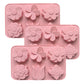 3-Piece Flower Silicone Baking Mold Set Floral Cake Chocolate Candy Soap Mold
