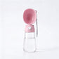 Portable Dog Water Bottle with Food Container Travel Pet Water Dispenser Bowl for Dogs