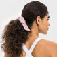 Elastic Hair Ties with Long Bows, Hair Scrunchies with Knotted Bow Ribbon for Women Girls