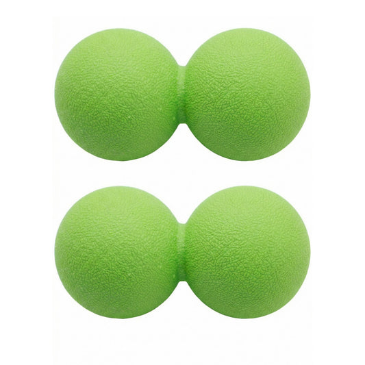 2-PC Peanut Massage Ball for Deep Tissue Back and Foot Muscle Relief