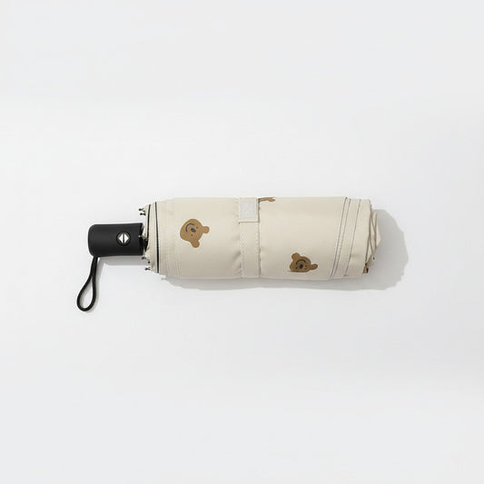 Teddy Bear Print Umbrella with Allover Mini Bear Pattern