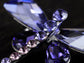 Crystal Shine Amethyst Dragonfly Bug Brooch Pin