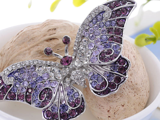 Empress Monarch Winged Butterfly Brooch Pin