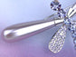 Shine Purple Pearl Dragonfly Brooch Pin