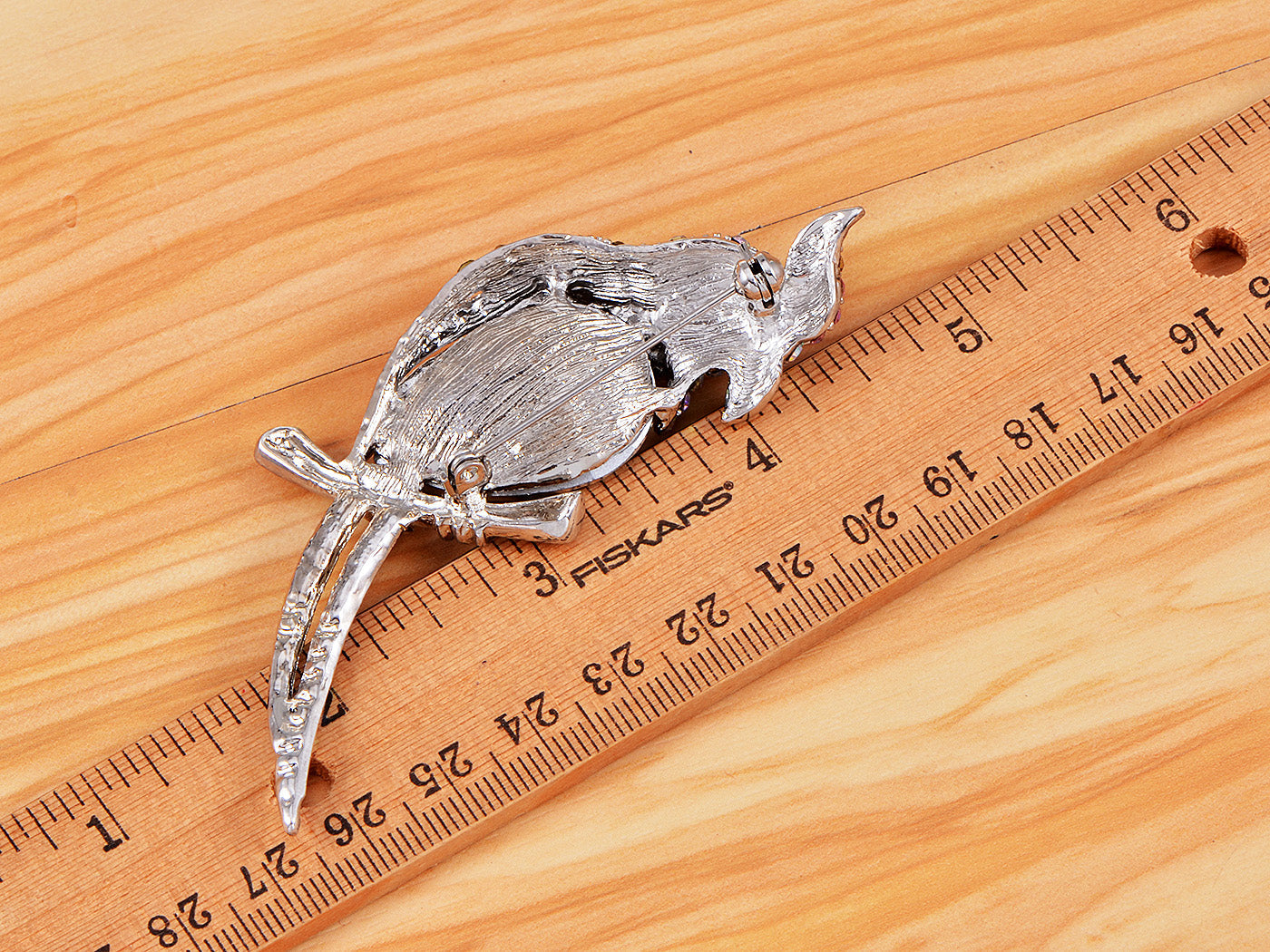 Colorful Tropical Parrot Bird Brooch Pin