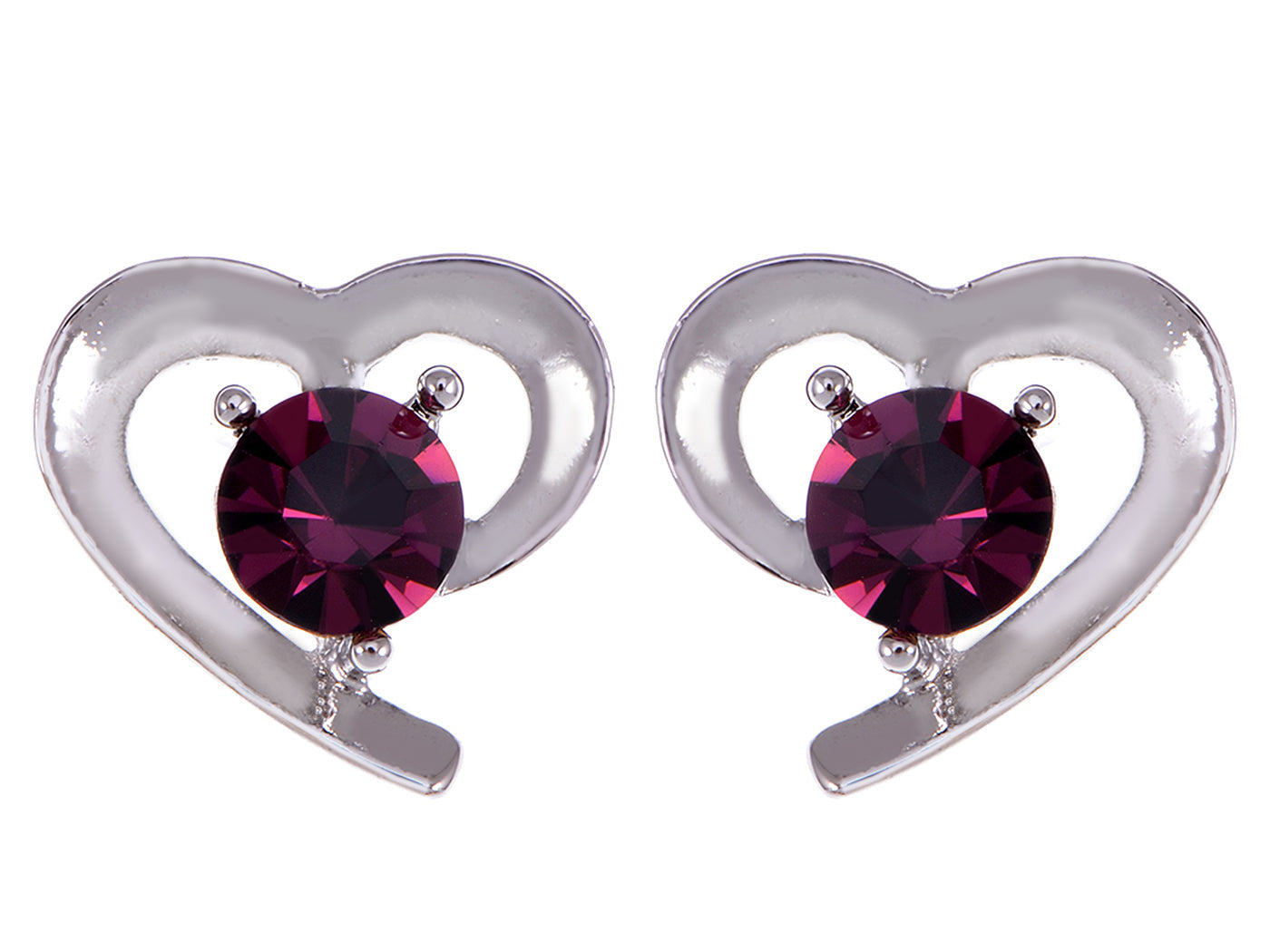 Swarovski Crystal Rose Pink Cherry Blossom Flower Stud Earrings