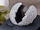 Swarovski Crystal Element Silver Colored Angel Wings Stud Earrings