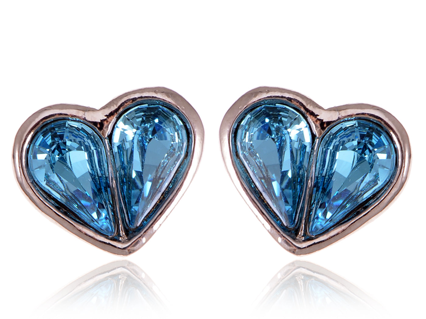 Swarovski Crystal Sapphire Blue Element Stud Earrings