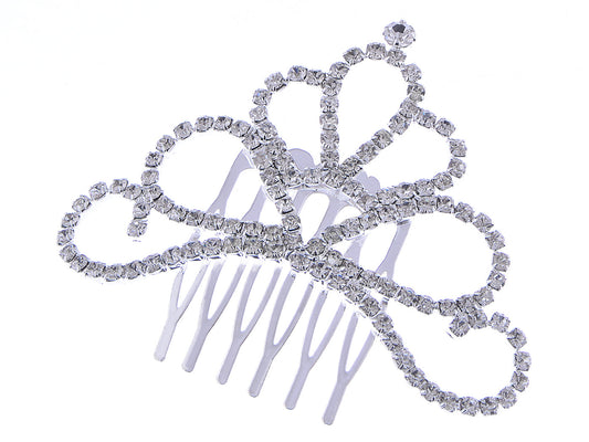 Bridal Princess Tiara Hair Comb