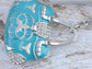 Enamel Sky Blue Ladies Designer Handbag Keychain