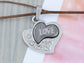 Stainless Steel Hi Abstract Heart Love Necklace Pendant