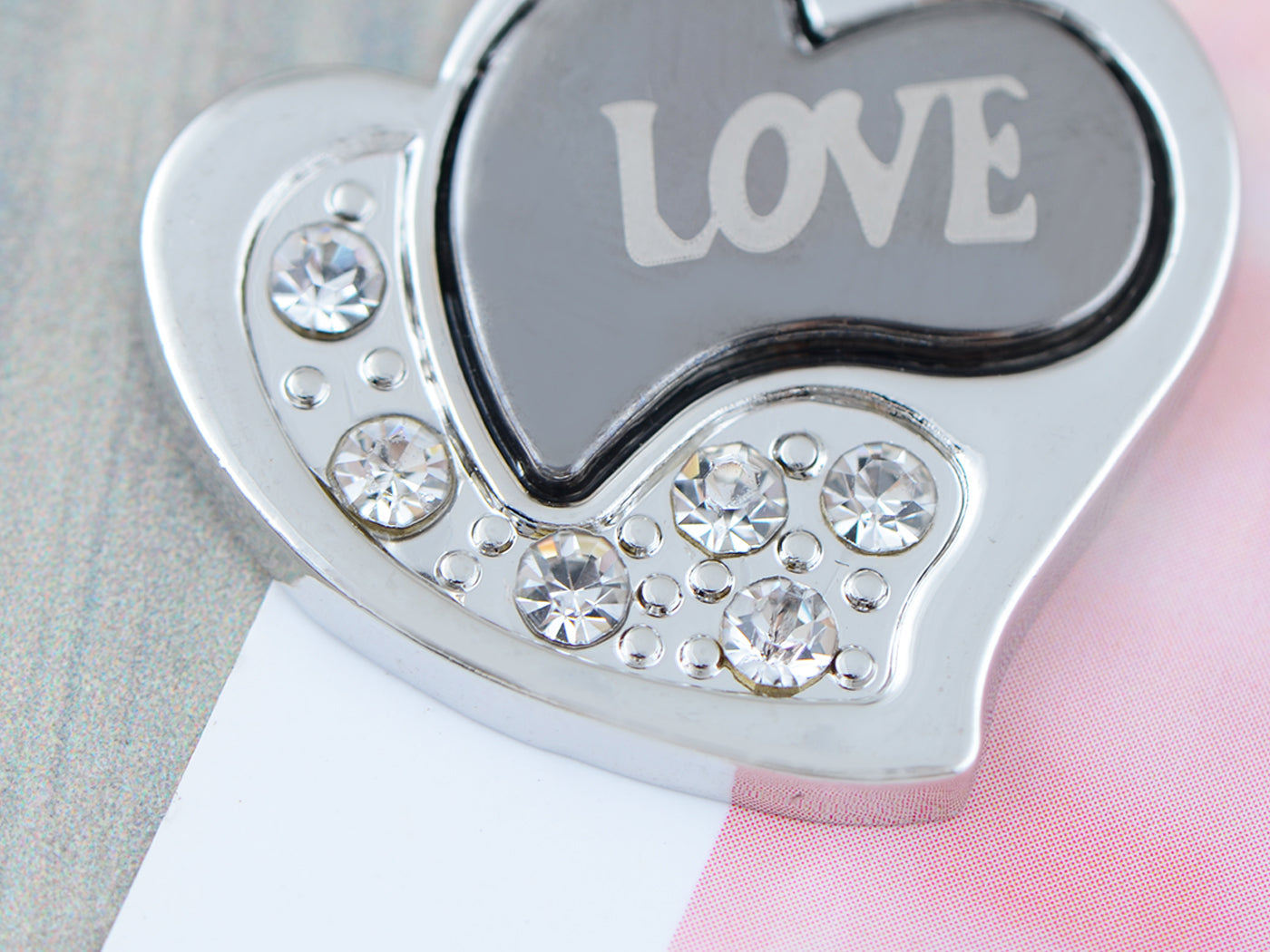 Stainless Steel Hi Abstract Heart Love Necklace Pendant