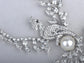 Pearl Peacock Bird Necklace Earrings Set
