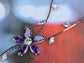 Swarovski Crystal Teardrop Pearl Floral Flower Necklace Earrings Set