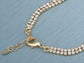 Swarovski Crystal Antique Bridal Grey Pearl Element Earring Choker Necklace Set