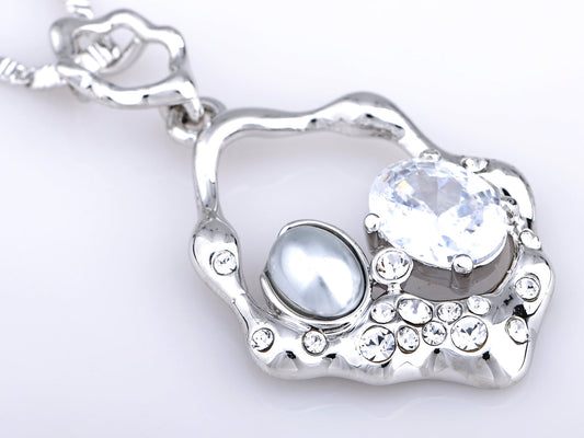 Ocean Gift Grey Pearl Shell Element Necklace