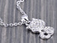 Swarovski Crystal Studded Sitting Casual Kitty Cat Pendant Necklace