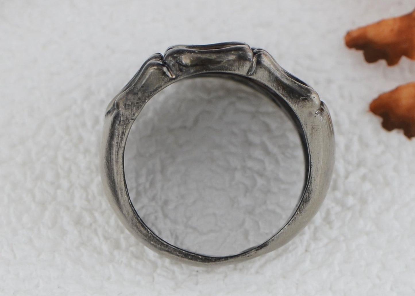 Gun Creepy Skeleton Hand Grasping Your Finger Statement Ring