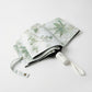 Botanical Leaf Print Compact Folding Umbrella with Automatic Open and Wind Resistant Frame