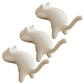 3-Piece Desk Edge Bag Hook with Cat-Shaped Design and Protective Non-Slip Surface