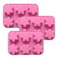 3-Piece Snowflake Silicone Baking Mold Set Winter Shape Cake Chocolate Candy Soap Mold