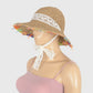 Colorful Butterfly - Embellished Straw Sun Hat